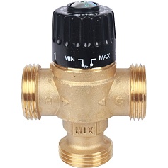 STOUT  Термостатический смесительный клапан для систем отопления и ГВС 1   НР   30-65°С KV 2,3