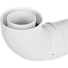 STOUT SCR-1116-251250 STOUT Комплект дымохода УНИВЕРСАЛЬНЫЙ конденсац. коакс. D110/160, L1250 (хомут, накладки декоративные, рабочая длина 750 мм)