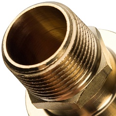 STOUT  Переходник с наружной резьбой 32xR 3/4" для труб из сшитого полиэтилена аксиальный