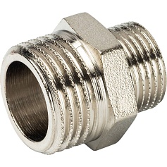 STOUT  Ниппель НН переходной никелированный 1/2X3/8