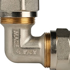 STOUT   Угольник  90° 26х26 для металлопластиковых труб винтовой