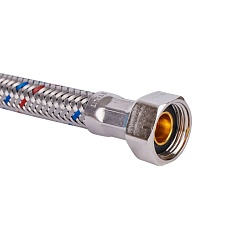 STOUT SHF-1035 Гибкая подводка для воды  M 10 (35мм) х ВР 3/8,  длина 800 мм