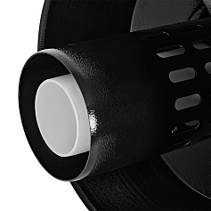 STOUT SCR-8610-800012 STOUT Оголовок вертикальный с ветрозащитой конденсац. коакс. D60(п)/100(п) ЧЕРНЫЙ широкий
