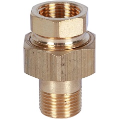 STOUT  Разъемное соединение "американка" ВН, уплотнение под гайкой o-ring кольцо 3/8