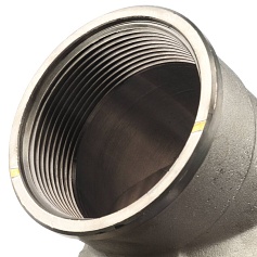 STOUT  Угольник ВВ никелированный 2"