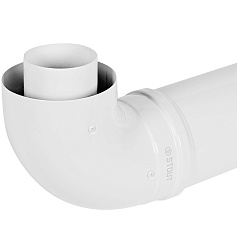 STOUT SCR-8125-251000 STOUT Комплект дымохода УНИВЕРСАЛЬНЫЙ традиц. коакс. D80/125, L1000 (хомут, накладки декоративные, рабочая длина 680мм)