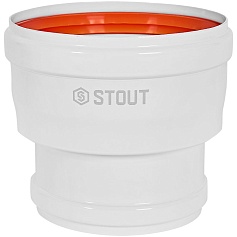 STOUT SCR-8125-000009 STOUT Адаптер соединительный традиц. переход с D100(м) на D125(м)