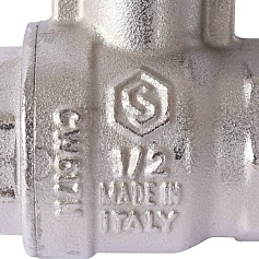 STOUT SVB Кран шаровой стандартнопроходной, ВР/НР, ручка рычаг 1/2" 