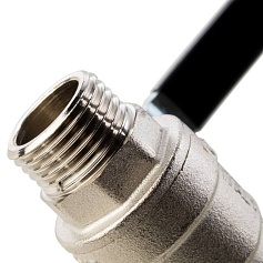 STOUT  Кран шаровой полнопроходной, НР/НР, ручка рычаг 1/2