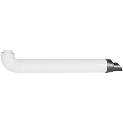 STOUT SCR-8125-251000 STOUT Комплект дымохода УНИВЕРСАЛЬНЫЙ традиц. коакс. D80/125, L1000 (хомут, накладки декоративные, рабочая длина 680мм)