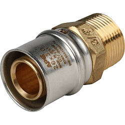 STOUT   Переходник с наружной резьбой 3/4"х26 для металлопластиковых труб прессовой