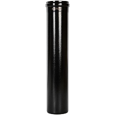 STOUT SCR-8610-600500 STOUT Удлинитель дымохода конденсац. коакс. D60(п-м)/100(п-м), L500, ЧЕРНЫЙ