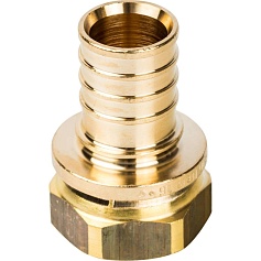 STOUT  Переходник с накидной гайкой 25xG 3/4" для труб из сшитого полиэтилена аксиальный