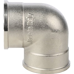 STOUT  Угольник ВВ никелированный 1"1/2