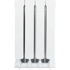 STOUT  Space 500 4 секции радиатор биметаллический боковое подключение RAL9016