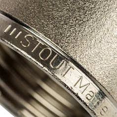 STOUT  Фитинг компрессионный для труб PEX 20х2,0х3/4