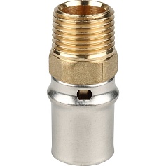 STOUT   Переходник с наружной резьбой 1/2"х20 для металлопластиковых труб прессовой