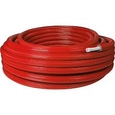 SPI-0001-101620 STOUT  16х2,0 (бухта 100м) труба металлопластиковая в теплоизоляции (красная)
