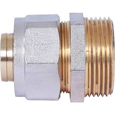 STOUT   Переходник с наружной резьбой 1 1/4"х32 для металлопластиковых труб винтовой