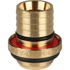 STOUT   Угольник-переходник с наружной резьбой 1/2"х20 для металлопластиковых труб винтовой