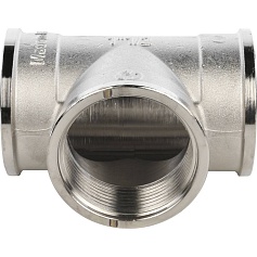 STOUT  Тройник ВВ никелированный 1"1/2
