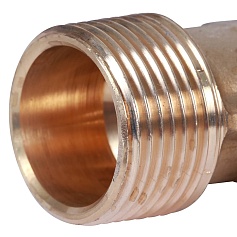 STOUT  Угольник-переходник с наружной резьбой 1"х26 для металлопластиковых труб прессовой