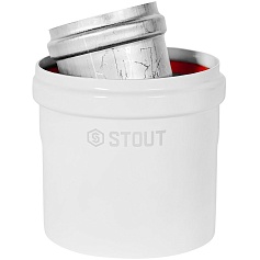 STOUT SCR-6010-250200 STOUT Адаптер подключения УНИВЕРСАЛЬНЫЙ вертик. традиц. коакс. D60(м-м)/100(п-м) (хомут, фланец, втулка, адаптер) кроме Immergas, Navien D75/100 стар.