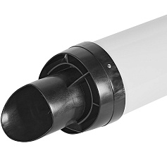 STOUT SCR-8125-251000 STOUT Комплект дымохода УНИВЕРСАЛЬНЫЙ традиц. коакс. D80/125, L1000 (хомут, накладки декоративные, рабочая длина 680мм)