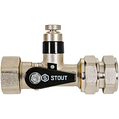 Комплект подключения мембранного бака STOUT 3/4 НГ*3/4 ВР