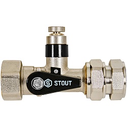Комплект подключения мембранного бака STOUT 3/4 НГ*3/4 ВР