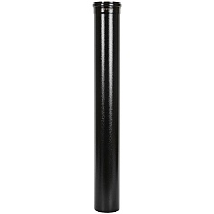 STOUT SCR-8125-601000 STOUT Удлинитель дымохода традиц. коакс. D80(п-м)/125(п-м), L1000, ЧЕРНЫЙ