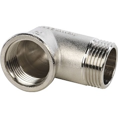 STOUT  Угольник НВ никелированный 1"