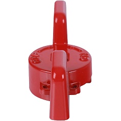 STOUT  Ручка-бабочка для шарового крана STOUT 1"- 1 1/4" (Красная)