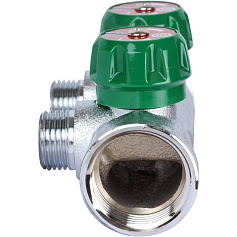 STOUT  SMB-6850-011202 STOUT Коллектор регулирующий 1", 2 отвода 1/2"