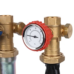 STOUT SDG-0003 Насосная группа с 3-х ходовым приводным смесителем 1"с насосом Grundfos UPM3 Hybrid 25-70