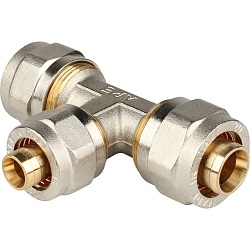 STOUT   Тройник переходной 20х16х20 для металлопластиковых труб винтовой