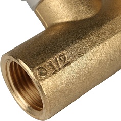 STOUT   Угольник настенный с креплением удлинённый 1/2"х20 для металлопластиковых труб прессовой