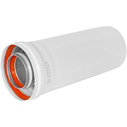STOUT SCR-6010-000250 STOUT Удлинитель дымохода традиц. коакс. D60(п-м)/100(п-м), L250