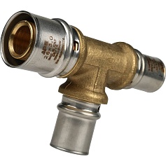 STOUT   Тройник переходной 26х20х20 для металлопластиковых труб прессовой