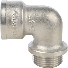 STOUT  Угольник с упором НВ никелированный 3/4"