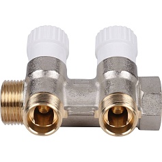 STOUT  Коллектор распределительный 3/4", 2 отвода 1/2"