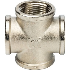 STOUT  Крестовина ВВ никелированная 1"