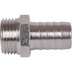 STOUT  Штуцер НР никелированный 1/2"x16