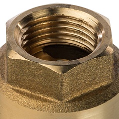 STOUT  1/2" Клапан обратный пружинный муфтовый с пластиковым седлом