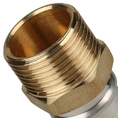 STOUT   Переходник с наружной резьбой 1"х26 для металлопластиковых труб прессовой