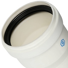 STOUT   Элемент дымохода конденсац. труба  2000 мм DN80 м/п PP-FE 