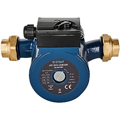 Циркуляционный насос STOUT 25-80/180 220/240V 50Hz с латунными гайками G 1 1/2 x Rp 1