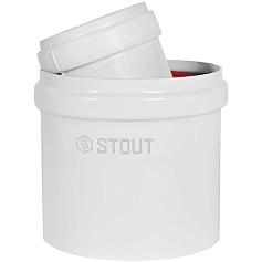 STOUT SCR-8610-000001 STOUT Адаптер подключения к котлу конденсац. D60(м)/100(м)