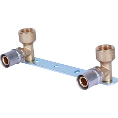 STOUT   Настенный комплект для смесителя 1/2"x20 для металлопластиковых труб прессовой