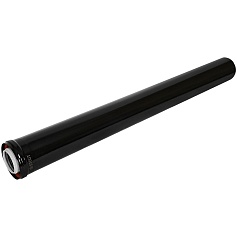 STOUT SCR-8610-601000 STOUT Удлинитель дымохода конденсац. коакс. D60(п-м)/100(п-м), L1000, ЧЕРНЫЙ